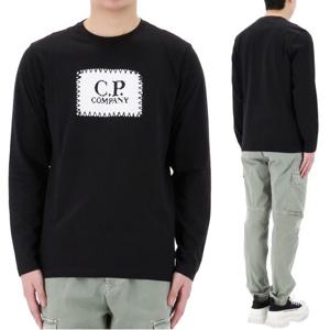 CP컴퍼니 로고 프린트 코튼 티셔츠 16CMTS265A 999