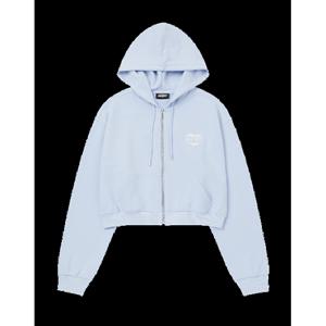 [널디] 우먼스 수플레 크롭 후디 집업 PNES24HD14 W S SOUFFLE CROPPED HOODIE ZIP-UP