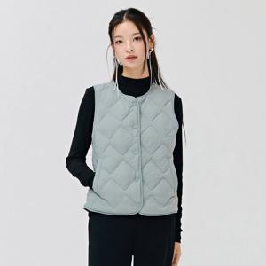 여성 경량 다운 퀼팅 베스트-DFZG7351C0S