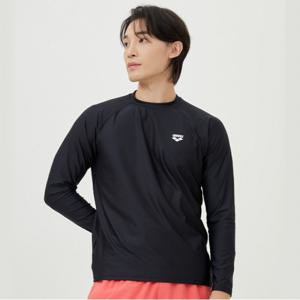 [아레나공식] 남성 선셋 릴렉스핏 래쉬가드 A4BM1RR46BLK