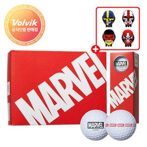 볼빅 마블 브릭360 골프공 1더즌 (12구)+볼빅 볼마커 1개