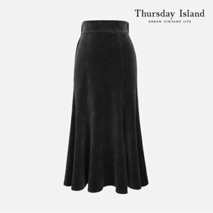 [Thursday Island] 머메이드 져지 스커트(T228MSK236W)