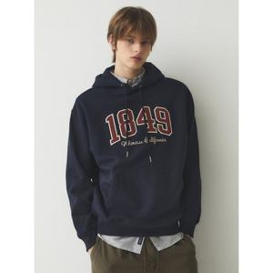 [후아유]남녀공용 Big Letter Patch Hoodie(Brushed) WHMHE4T12U