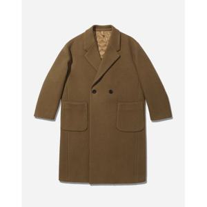 [티아이포맨]울 혼방 오버핏 더블 코트 익스탠드_M228MCT553M