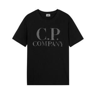 [CP컴퍼니] 로고 프린트 티셔츠/블랙/14CMTS188A 005100 W999