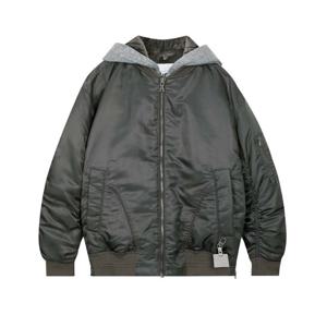 리버클래시 FW 다크 브라운 오버핏 MA-1 다운 점퍼 LJW22205