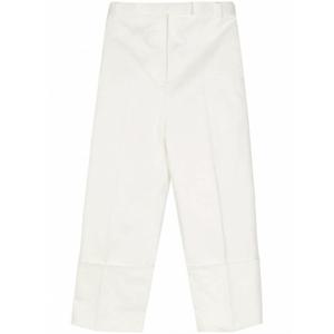 [THOM BROWNE] 라프리마 여성 팬츠 pressedcrease 테이퍼드 FTR014A03788 100 화이트 /9