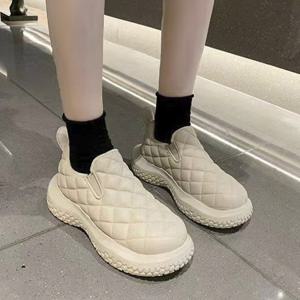 여성 키높이 다이아 기모안감 슬립온 SD-0253