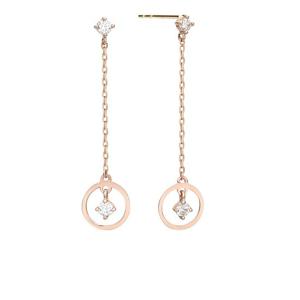 [GB] 스톤 롱 드롭 10K Gold 귀걸이 LPTH2011T