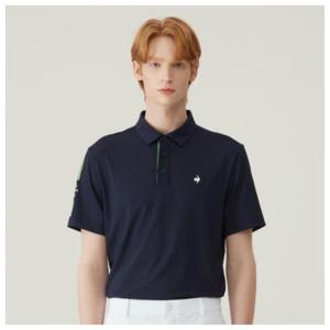 [르꼬끄골프]르꼬끄골프티셔츠 KQF GP221MTS53-NAVY 남성 소매