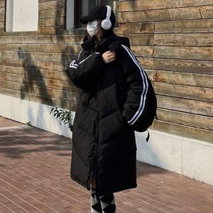 후드 탈부착 여성 롱패딩 LD-1106