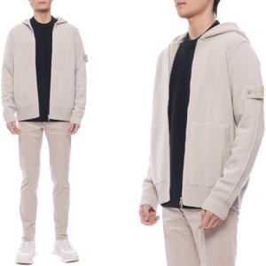 [스톤아일랜드] 24FW 남성 고스트 피스 울 후드집업 (8115528FA V0090 24F)
