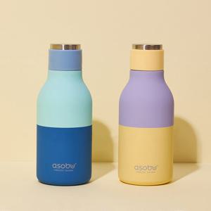 아소부 스텐 진공 보온보냉 텀블러 460ML 어반 파스텔
