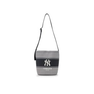 MLB  (3ABMB015N-50BKS) 공용 바시티 레터링 캔버스 버킷백