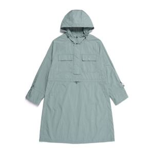 내셔널지오그래픽 N252WOP130 NRN 여성셔링 우븐 셋업 후드 아노락 원피스 KHAKI GREEN
