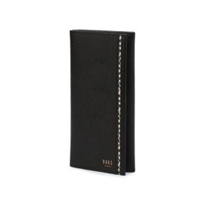 [닥스핸드백] 워렌 체크 배색 라인 블랙 장지갑 DBWA5E441