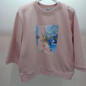 Destijl HC06 짧은 국내생산 7부소매 데일리 라운드 물감 반팔 티셔츠 D2521ts11P