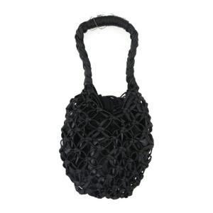 꼼데가르송 우븐 디자인 블랙 핸드백 ROK203S25 1BLACK