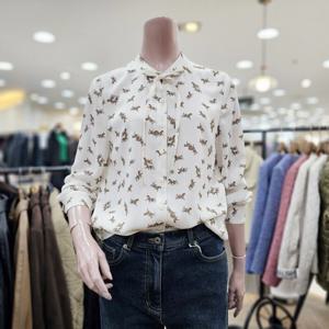 [BCBG]BCBG 빈츠 블라우스 B5A2B411_DG