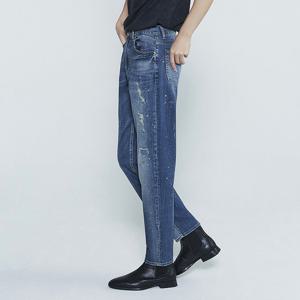 [버커루]남성 크롭 레귤러 스트레이트 데님팬츠 B235DP127P