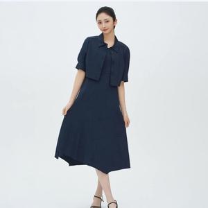 [베스띠벨리]  25여름  셔츠 SET A 라인 민소매 원피스7501NA