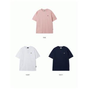 [후아유] 공용 스티브 헤드 패치 반팔 티셔츠 / Steve Head Patch Short Sleeve T-shirt WHRPF2421U