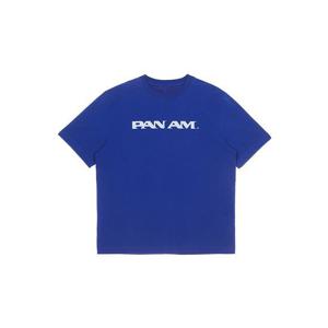 [팬암]쿨맥스 PAN AM 로고 반팔티셔츠 시그니처블루 PPBCRT110500P