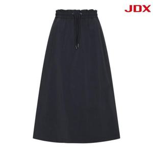 JDX 세이브존07 여성 프릴 롱 스커트 X2PQW6781BK