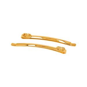 발렌티노 6W2J0X69 MET L01 (J0X69 MET L01) 가라바니 V로고 크리스탈 헤어클립