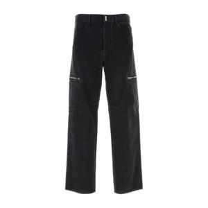 지방시 블랙 스트레치 데님 카고 진 BM517E5YAA 001