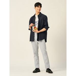 [빈폴멘] 경량 화섬 슬림 팬츠  그레이 (BC5421C183)