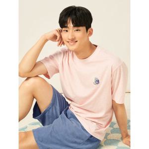 [빈폴멘] 트로피칼 그래픽 반소매 티셔츠  핑크 (BC5542C40X)