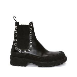 25 FW Alexander McQueen 아일렛 디테일 첼시 부츠 730094WHSWV TP432031794