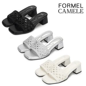 [포멜카멜레(슈즈)]크라프트 메쉬 뮬 3종택1 FLS1F1SS336 (4cm)