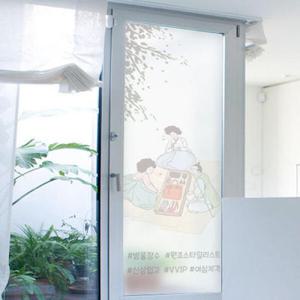 아트박스/꾸밈 ca736_m-무점착유리시트_신상장수_유리문시트지