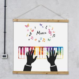 아트박스/꾸밈 ij475-우드스크롤_90CmX90Cm-컬러풀음악세상