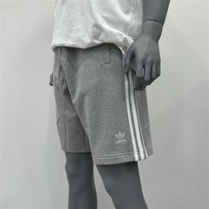 아디다스 공용 3S 쇼츠 그레이 반바지 IU2340