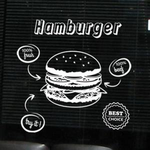 아트박스/꾸밈 ig222-맛있는햄버거_그래픽스티커
