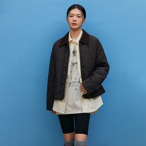 [랩]레오파드 퀼팅 패딩점퍼(AQ4PDA66)