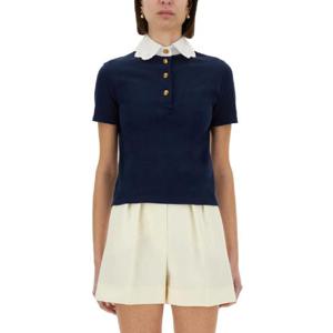 VALENTINO EMBROIDERED COTTON SWEATSHIRT POLO SHIRT 6B3MH00Z95U598