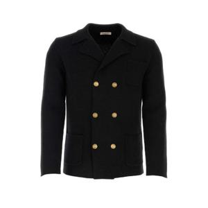 Valentino 더블 브레스티드 긴팔 가디건 3V3KA02W9GL 0NO TP934748101