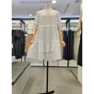 르샵 세이브존03 르샵 라운드넥 시스루 캉캉 레이스 원피스 AGL2F25WOP24011A