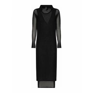 [PINKO] 라프리마 여성 니 Length 미디 원피스 인 라이트웨이트 코튼 1051542LSZ99 블랙 /8