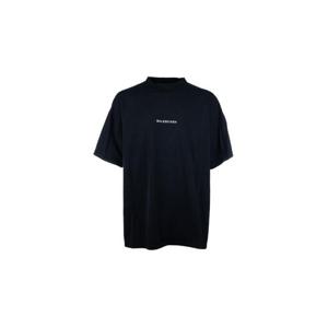 발렌시아가 반팔 티셔츠 831305TSVH4 1041 FADED WASHED BLACK