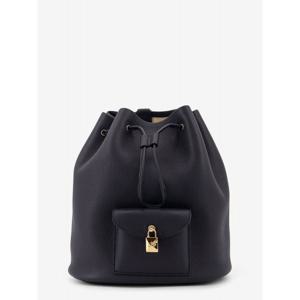 [LORO PIANA] 라프리마 여성 Backpacks 엑스트라 드로스트링 L27 레더 백팩 FAP1404 W1B4 네이비 썬 골드 /12