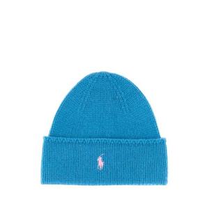 POLO RALPH LAUREN Turquoise wool beanie hat 455954355 009