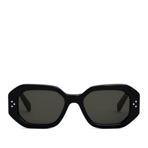 셀린느 블랙 지오메트릭 쉐이프 스모크 렌즈 선글라스 CL40255I