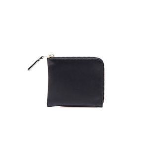 꼼데가르송 스무스 레더 하프집업 클러치 파우치 SA3100 BLACK