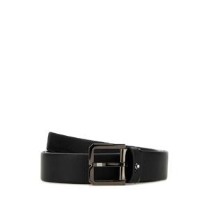 MONTBLANC Black leather belt 199648 000