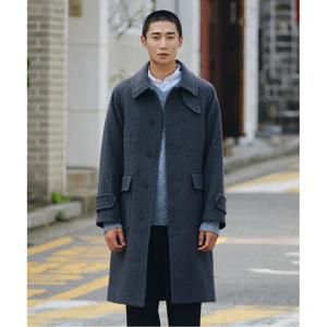 [DIEMS] 젠더리스_발마칸 코트_다크 그레이 (오버핏)-LCTVD61OSG